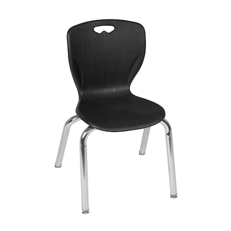 Regency Regency 15 in Learning Classroom Chair (4 pack)- Black 4520BK4PK